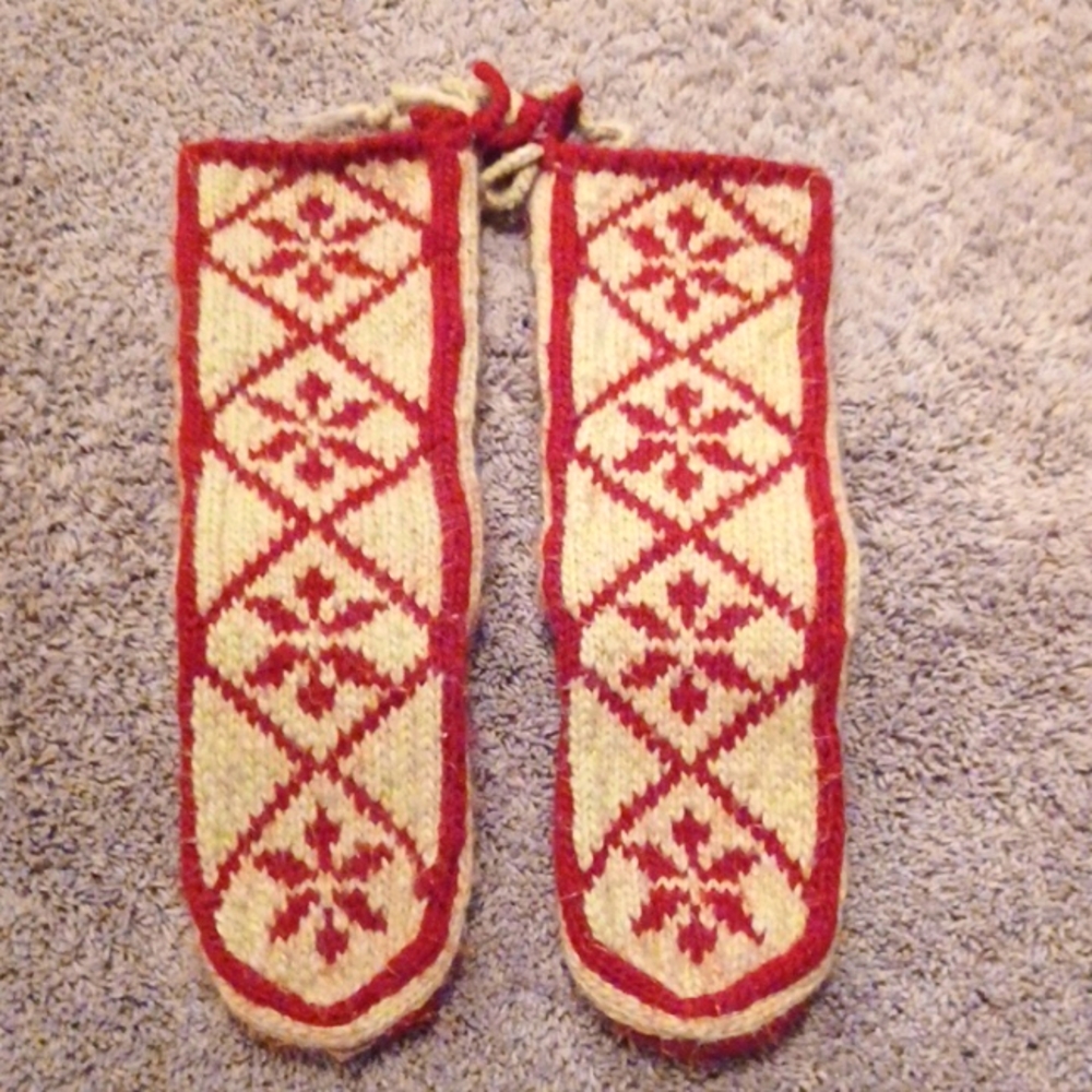Woolrich Slippers Womens 7/8 Vintage Fair Isle